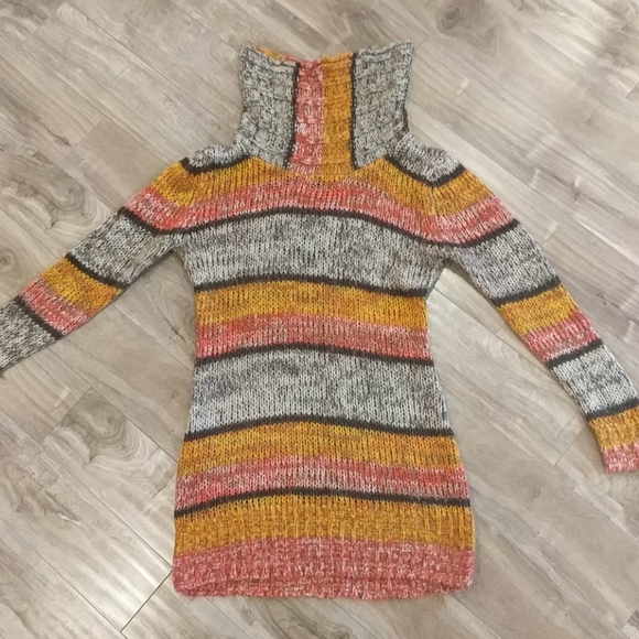 ❄️3/$25 RIVER ISLAND Cowl Neck Knit Sweater Dress